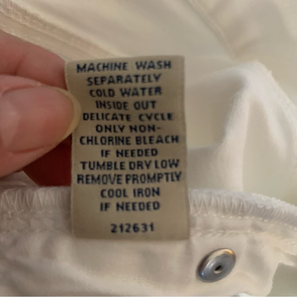 CAbi White Baby Boot Jeans Size 0 - Picture 6 of 11